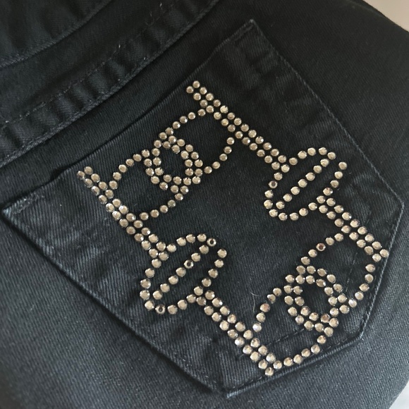 Womens Black bebe Jeans Size 31 - Picture 3 of 3